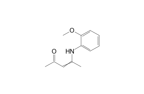 4-[(2-Methoxyphenyl)amino]pent-3-en-2-one