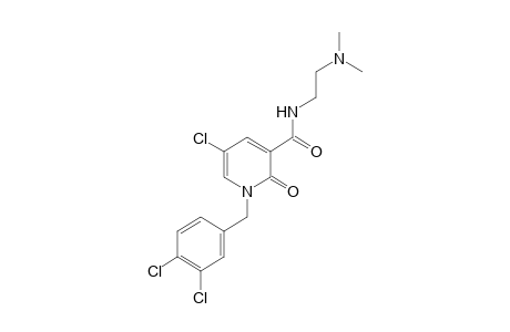 5-CHLORO-1-(3,4-DICHLOROBENZYL)-1,2-DIHYDRO-N-[2-(DIMETHYLAMINO)ETHYL]-2-OXONICOTINAMIDE