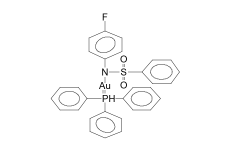 TRIPHENYLPHOSPHINE(N-PARA-FLUOROPHENYLBENZENSULPHAMIDYL)GOLD