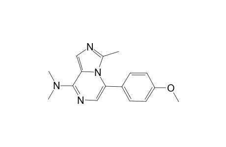 5-(4-Methoxyphenyl)-N,N,3-trimethylimidazo[1,5-a]pyrazin-8-amine