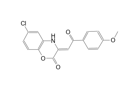 (3Z)-6-chloro-3-[2-(4-methoxyphenyl)-2-oxoethylidene]-3,4-dihydro-2H-1,4-benzoxazin-2-one