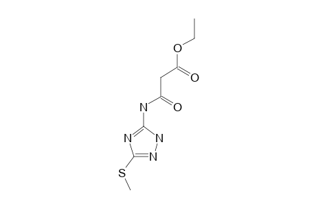 5-CARBOETHOXYMETHYLAMIDO-3-METHYLTHIO-1H-1,2,4-TRIAZOLE