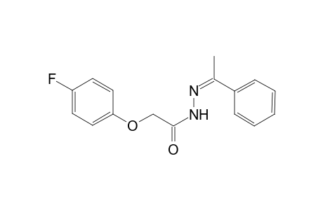 2-(4-fluorophenoxy)-N'-[(Z)-1-phenylethylidene]acetohydrazide