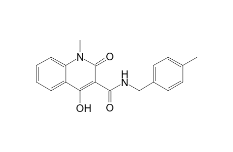 4-hydroxy-1-methyl-N-(4-methylbenzyl)-2-oxo-1,2-dihydro-3-quinolinecarboxamide