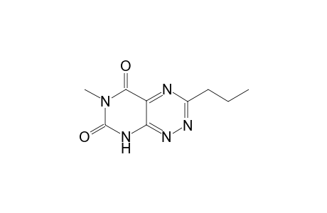 6-Methyl-3-propylpyrimido[5,4-e][1,2,4]triazine-5,7(6H,8H)-dione