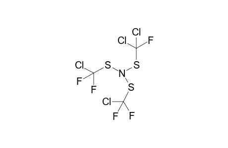 Bis(chlorodifluoromethylsulfenyl)(dichlorofluoromethylsulfenyl)amine