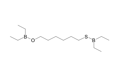 (6-diethylboranyloxyhexylthio)-diethyl-borane