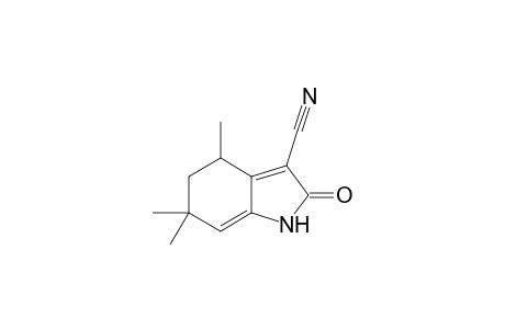 7-Aza-9-cyano-2,4,4-trimethylbicyclo[4.3.0]nona-5,9-dien-8-one