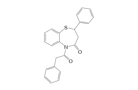 2,3-Dihydro-2-phenyl-5-phenacetyl-1,5-benzothiazepine-4(5H)-one