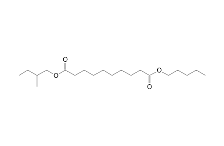 Sebacic acid, 2-methylbutyl pentyl ester