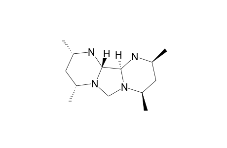 (1R*,3S*,4aS*,4bS*,6S*,8R*)-1,3,6,8-tetramethylperhydro-4,5,8a,9a-tetraazafluorene