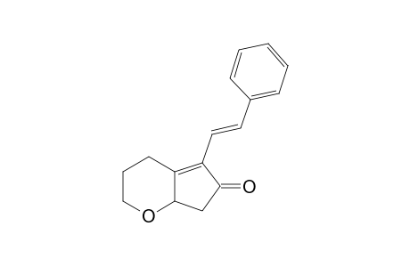 5-[(E)-2-phenylethenyl]-3,4,7,7a-tetrahydrocyclopenta[b]pyran-6(2H)-one