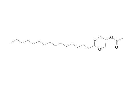 1,3-Dioxan-5-ol, 2-pentadecyl-, acetate, trans-