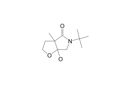 5-tert-Butyl-6a-hydroxy-3a-methyl-hexahydro-furo[2,3-c]pyrrol-4-one