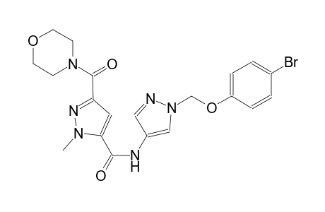 N-{1-[(4-bromophenoxy)methyl]-1H-pyrazol-4-yl}-1-methyl-3-(4-morpholinylcarbonyl)-1H-pyrazole-5-carboxamide