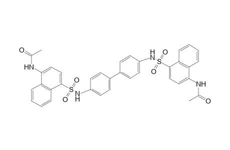 N,N'-[(4,4'-biphenylenedisulfamoyl)-1,4-naphthylene]bisacetamide