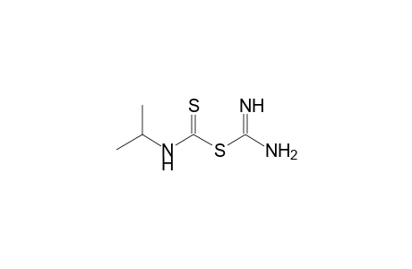 Carbamodithioic acid, (1-methylethyl)-, anhydrosulfide with carbamimidothioic acid