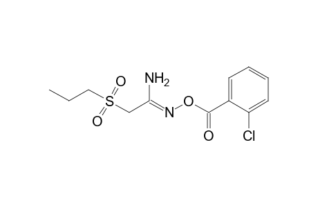 O-(o-chlorobenzoyl)-2-(propylsulfonyl)acetamidoxime