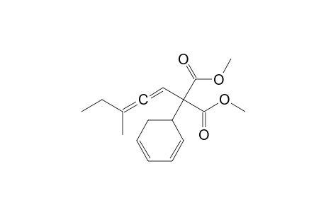 2-(1-Cyclohexa-2,4-dienyl)-2-(3-methylpenta-1,2-dienyl)propanedioic acid dimethyl ester