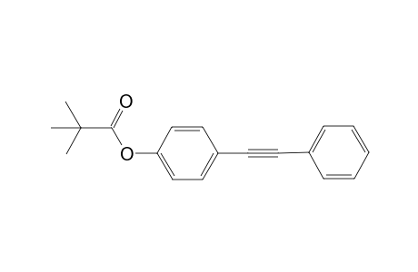 [4-(2-phenylethynyl)phenyl] 2,2-dimethylpropanoate