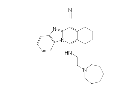 11-[(2-hexahydro-1H-azepin-1-ylethyl)amino]-7,8,9,10-tetrahydrobenzimidazo[1,2-b]isoquinoline-6-carbonitrile