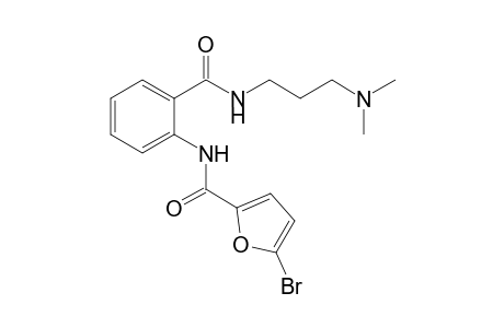 2-furancarboxamide, 5-bromo-N-[2-[[[3-(dimethylamino)propyl]amino]carbonyl]phenyl]-