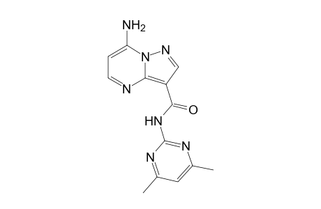 7-Amino-N-(4,6-dimethylpyrimidin-2-yl)pyrazolo[1,5-a]pyrimidine-3-carboxamide