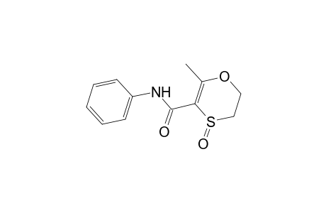 1,4-Oxathiin-3-carboxamide, 5,6-dihydro-2-methyl-N-phenyl-, 4-oxide