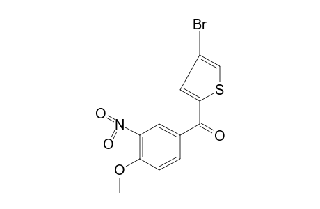 4-bromo-2-thienyl 4-methoxy-3-nitrophenyl ketone
