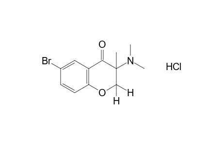 6-bromo-3-(dimethylamino)-3-methyl-4-chromanone, hydrochloride