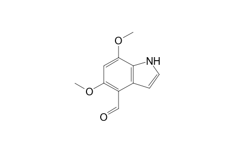 5,7-dimethoxy-1H-indole-4-carbaldehyde