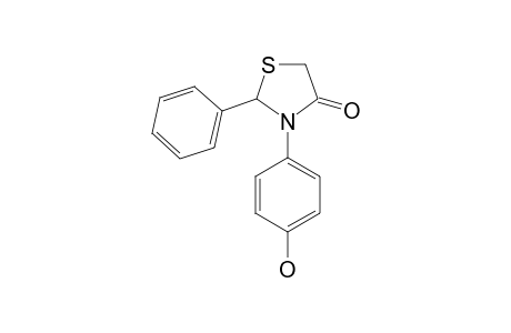 3-(4-hydroxyphenyl)-2-phenyl-1,3-thiazolidin-4-one