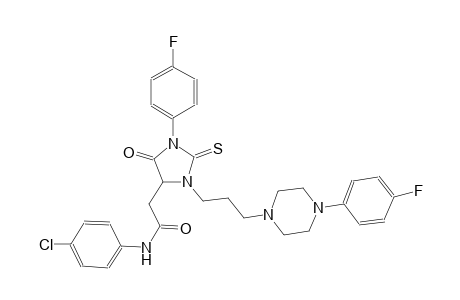 4-imidazolidineacetamide, N-(4-chlorophenyl)-1-(4-fluorophenyl)-3-[3-[4-(4-fluorophenyl)-1-piperazinyl]propyl]-5-oxo-2-thioxo-