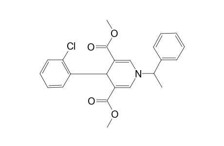 Dimethyl 4-(2-chlorophenyl)-1-(1-phenylethyl)-1,4-dihydro-3,5-pyridinedicarboxylate