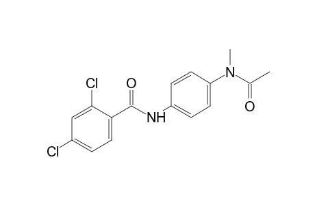 2,4-dichloro-4'-(N-methylacetamido)benzanilide