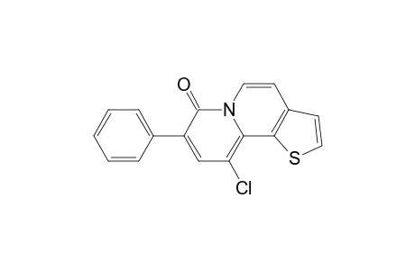 10-chloranyl-8-phenyl-thieno[2,3-a]quinolizin-7-one