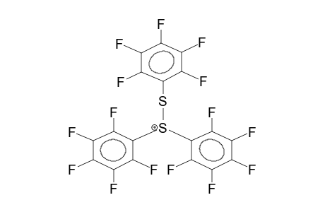 BIS(PENTAFLUOROPHENYL)PENTAFLUOROPHENYLTHIOSULPHONIUM CATION