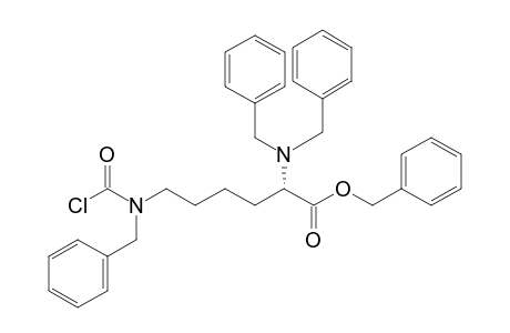 (2S)-2-[bis(phenylmethyl)amino]-6-[carbonochloridoyl-(phenylmethyl)amino]hexanoic acid (phenylmethyl) ester
