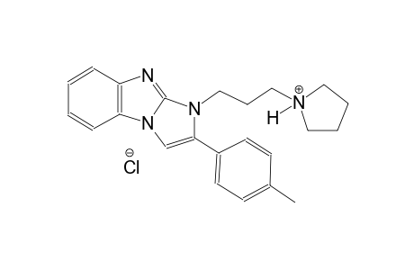 1-{3-[2-(4-methylphenyl)-1H-imidazo[1,2-a]benzimidazol-1-yl]propyl}pyrrolidinium chloride