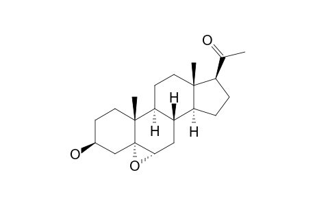 Pregnan-5a,6a-epoxy-3b-ol-20-one