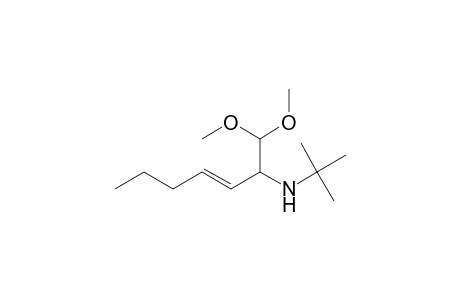 3-Hepten-2-amine, N-(1,1-dimethylethyl)-1,1-dimethoxy-