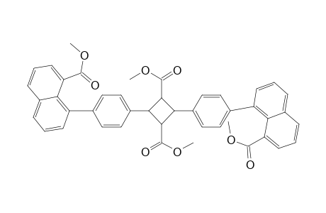 2,4-bis[4-(8-carbomethoxy-1-naphthyl)phenyl]cyclobutane-1,3-dicarboxylic acid dimethyl ester