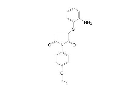 2-[(o-aminophenyl)thio]-N-(p-ethoxyphenyl)succinimide