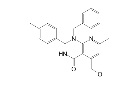 1-Benzyl-5-(methoxymethyl)-7-methyl-2-(4-methylphenyl)-1H,2H,3H,4H-pyrido[2,3-d]pyrimidin-4-one