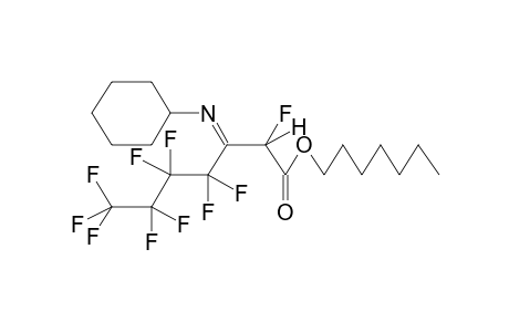 HEPTYL 3-CYCLOHEXYLIMINO-2-HYDROPERFLUOROHEPTANOATE