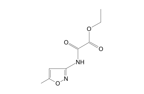 N-(5-methyl-3-isoxazolyl)oxamic acid, ethyl ester