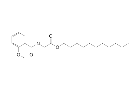 Sarcosine, N-(2-methoxybenzoyl)-, undecyl ester