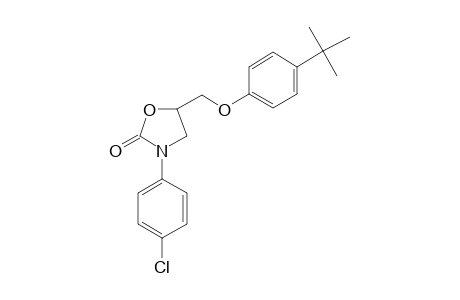 5-(p-Tert-butylphenoxymethyl)-3-(p-chlorophenyl)-2-oxazolidone