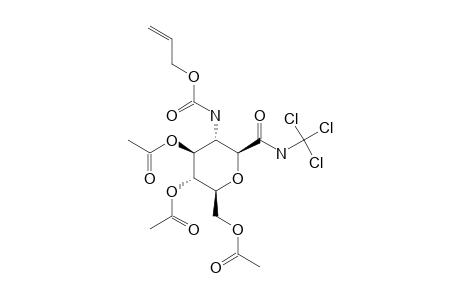 3,4,6-TRI-O-ACETYL-2-ALLYLOXY-CARBONYLAMINO-2-DEOXY-beta-D-GLUCOPYRANOSYL)-TRICHLORO-ACETIMIDATE