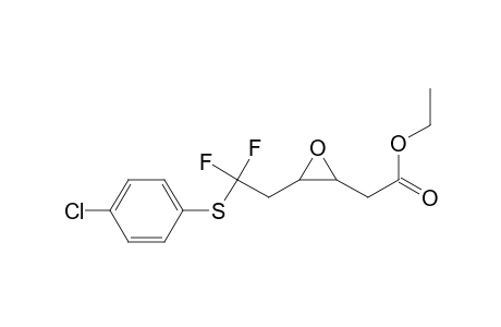 Ethyl 2-[3-(2-(4-chlorophenylthio)-2,2-difluoroethyl)oxiran-2-yl]acetate